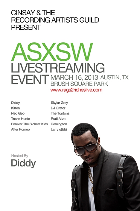 R2RLIVE Marketing Diddy Poster