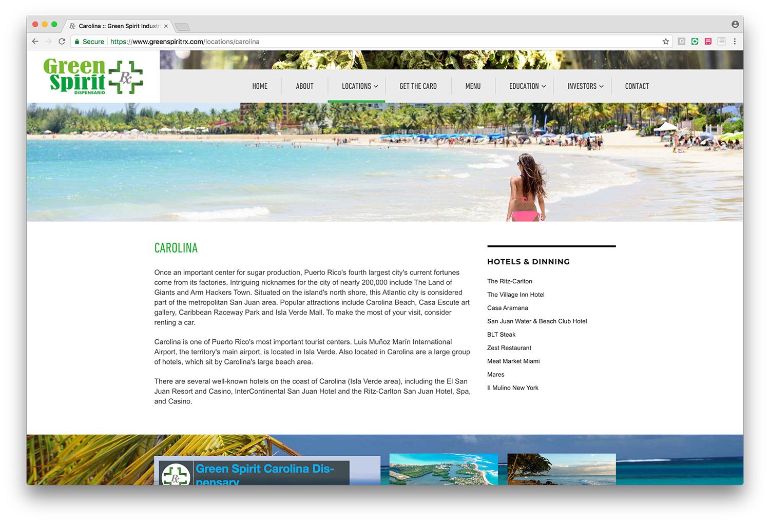 Green Spirit RX Carolina Location Page