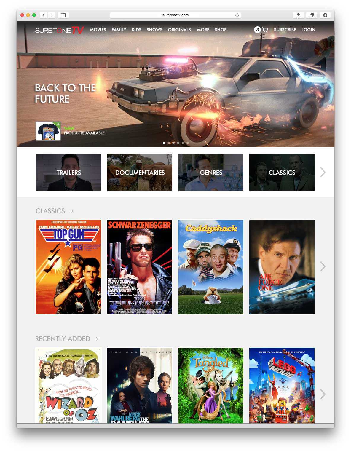 Suretone TV Network Shows Page